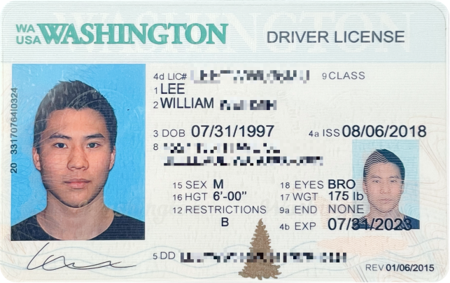 Washington Driver License